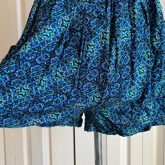 Colorful Blue Mossimo Supply Co. Romper - Picture 5 of 7